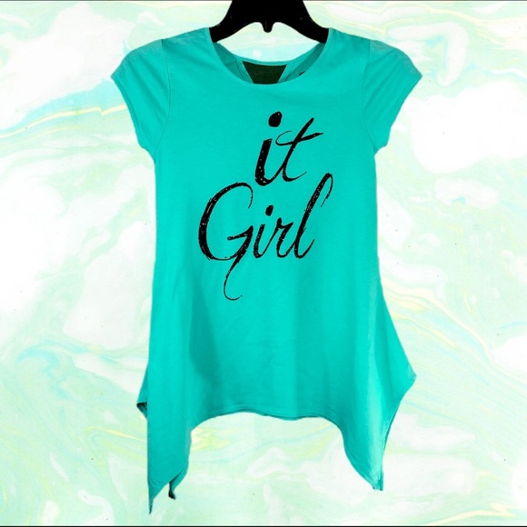 Total Girl “It Girl” Shark Bite Tee - Picture 1 of 5